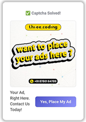 Ad Showing image | Three coding